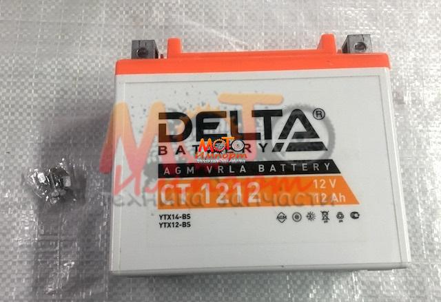Аккумулятор 12В12Ач DELTA CT1212  (кислотный, герметичный) (прямая полярн) (150 86 131мм)