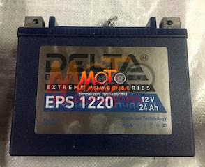 Аккумулятор 12В24Ач DELTA EPS1220 (YTX24HL-BS) (NANO-GEL) (обратн полярн) (205*87*154мм)