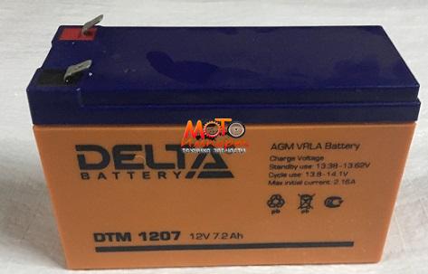 Аккумулятор герметичный 12В 7Ач DELTA DTM1207 AGM электромашинки