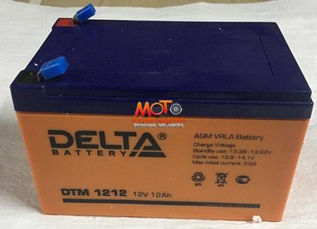 Аккумулятор герметичный 12В12Ач DELTA DTM1212 AGM электроквадроциклы